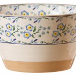 Forget Me Not Angled Bowl Large