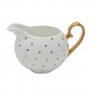 Bombay Duck Miss Golightly Milk Jug White with Gold Spots