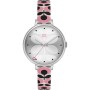 Orla Kiely Ladies Ivy Watch with Pink Leather Strap