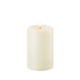 Uyuni LED Pillar Candle 15cm - Ivory