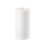 Uyuni LED Pillar Candle 20cm - White