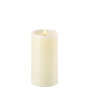 Uyuni LED Pillar Candle (with shoulder) 15cm - Ivory