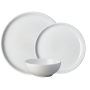 Denby Intro Stone White 12 Piece Tableware Set