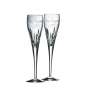 Galway Crystal Happy Engagement Flute Pair
