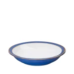 imperial blue shallow rimmed bowl
